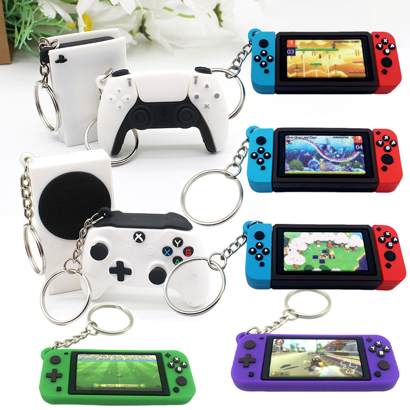 Gaming Console Picture - Simulation Game Console Controller Model Keychains