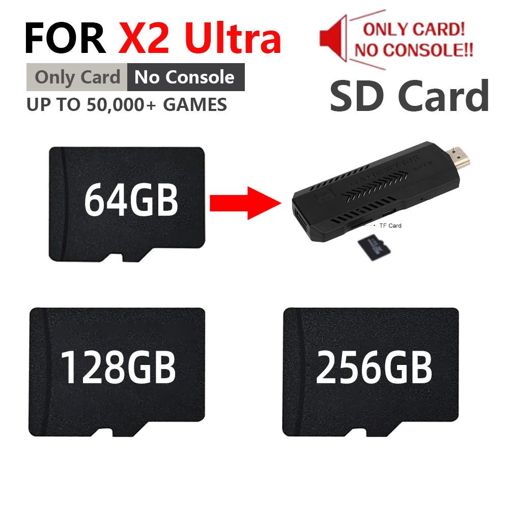 Gaming Console X2 - Memory Card For X2 Ultra Game