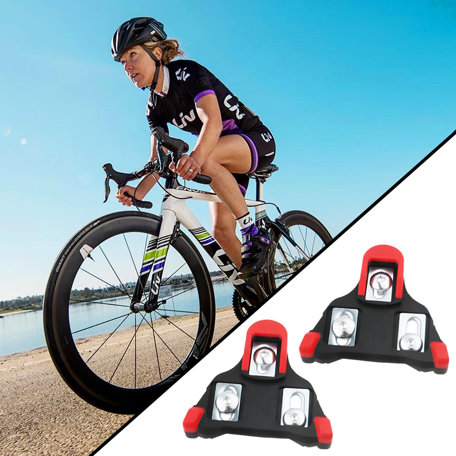Racing Pedal Set - Racing Bike Pedals Set for Shimano