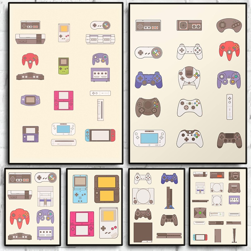Gaming Console Picture - (2D Canvas Painting) Video Game Handheld