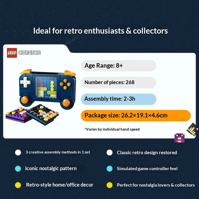 LEGO Creator 3in1 Building Blo - Gaming Console Retro review and price