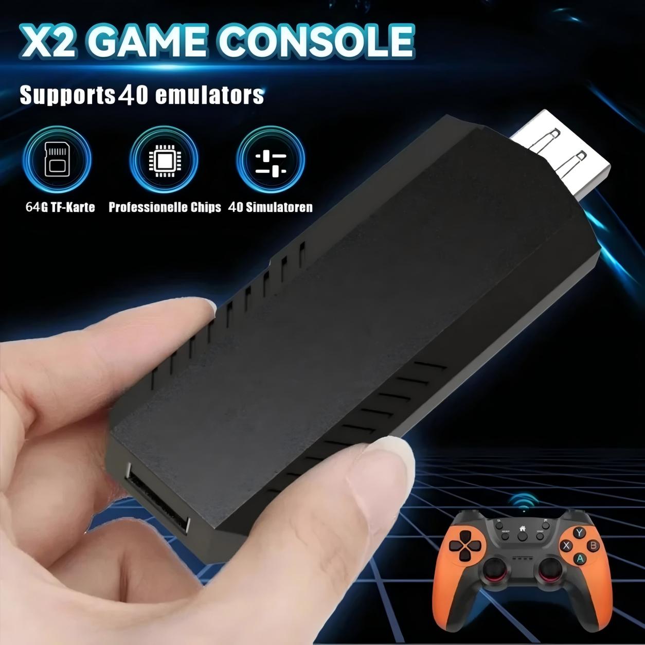 64G Game Stick 40000+ Classic  - Gaming Console X2 review and price