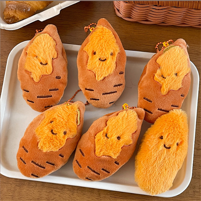 Cute Mini Baked Sweet Potato P - Gaming Console Keychain review and price