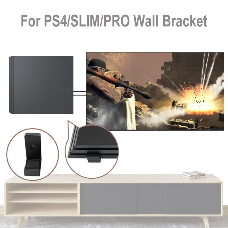 Wall Mount Holder For PS4 Cons - Gaming Console Stand review and price