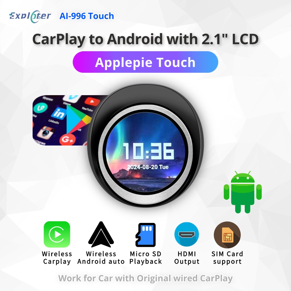 EXPLOTER ApplePie Touch CarPla - Hdmi Cable 2.1 review and price