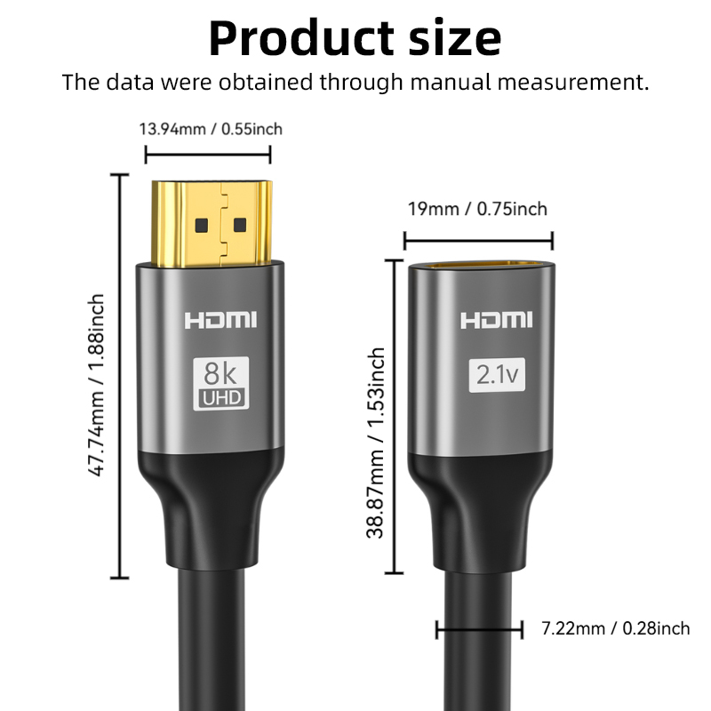 8K 60Hz Extension Cable 4K@120 - Hdmi Cable 2.1 review and price
