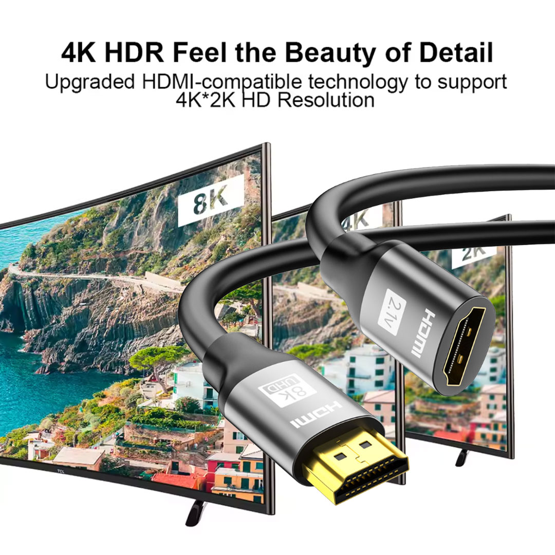 8K 60Hz Extension Cable 4K@120 - Hdmi Cable 2.1 review and price