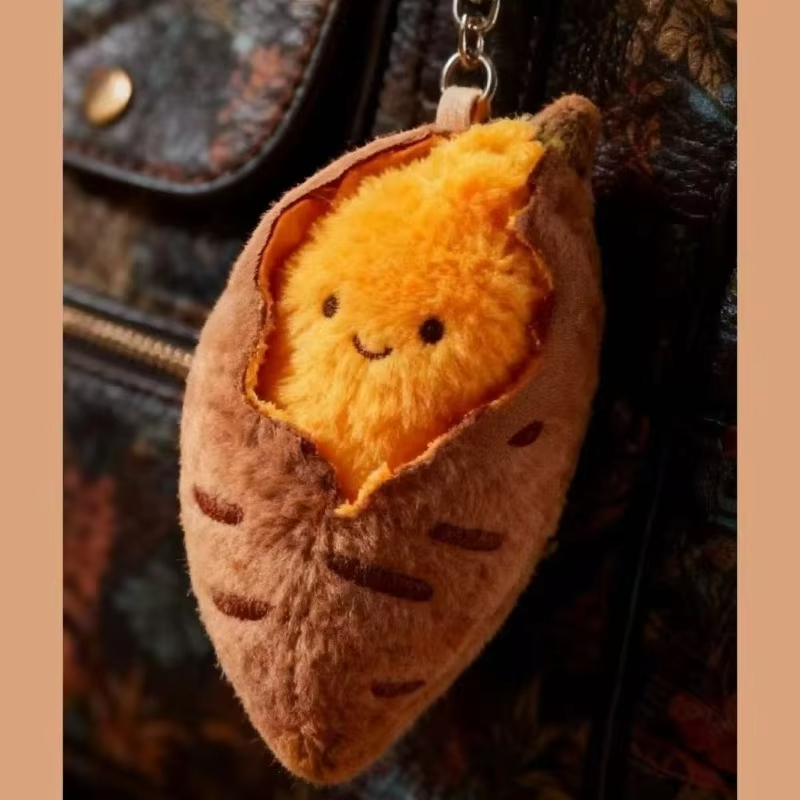 Sweet Potato Plush Keychain Sk - Gaming Console Keychain review and price