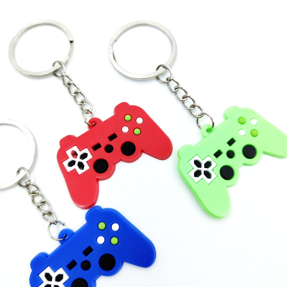 10PCS Creative Cute PVC GamePa - Gaming Console Keychain review and price