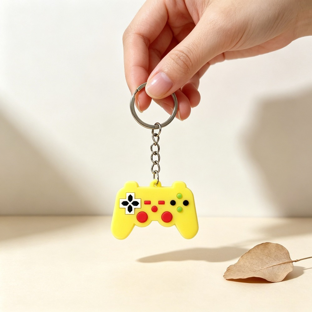 10PCS Creative Cute PVC GamePa - Gaming Console Keychain review and price