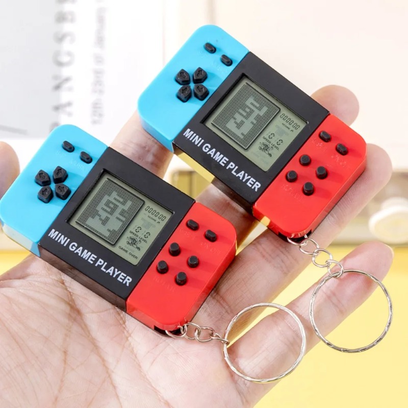 Retro Classic Tetris Game Hand - Gaming Console Keychain review and price