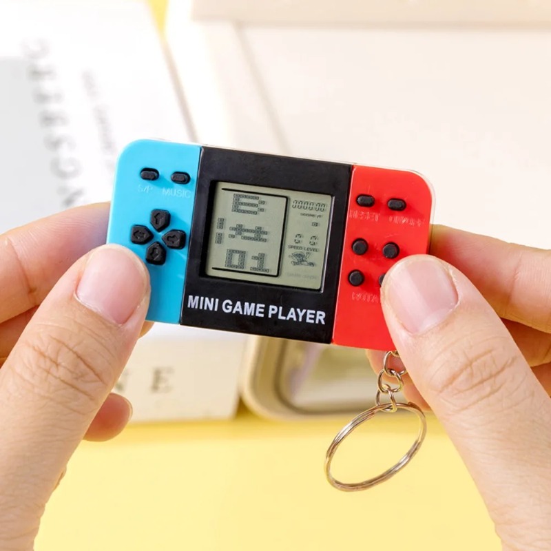 Retro Classic Tetris Game Hand - Gaming Console Keychain review and price
