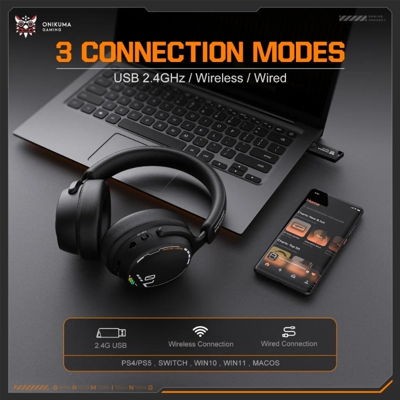 ONIKUMA GT886 Gaming Headset W - Gaming Console Apple review and price