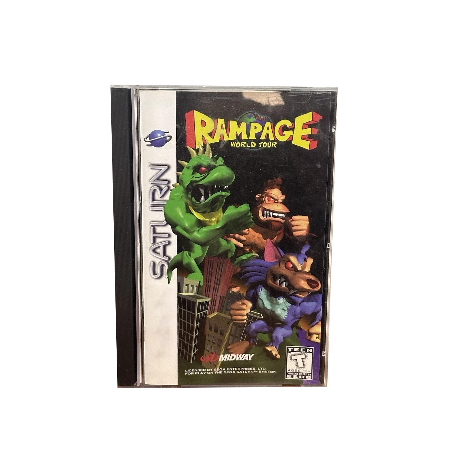 Saturn Copy Disc Game rampage  - Gaming Console Retro review and price
