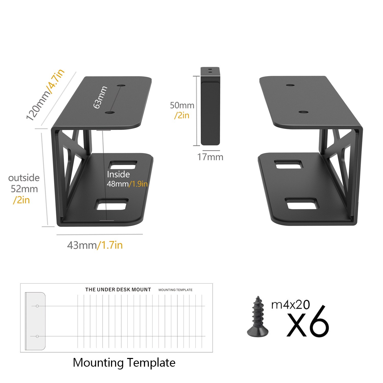 Under Desk Laptop/Mini PC Stor - Gaming Console Stand review and price