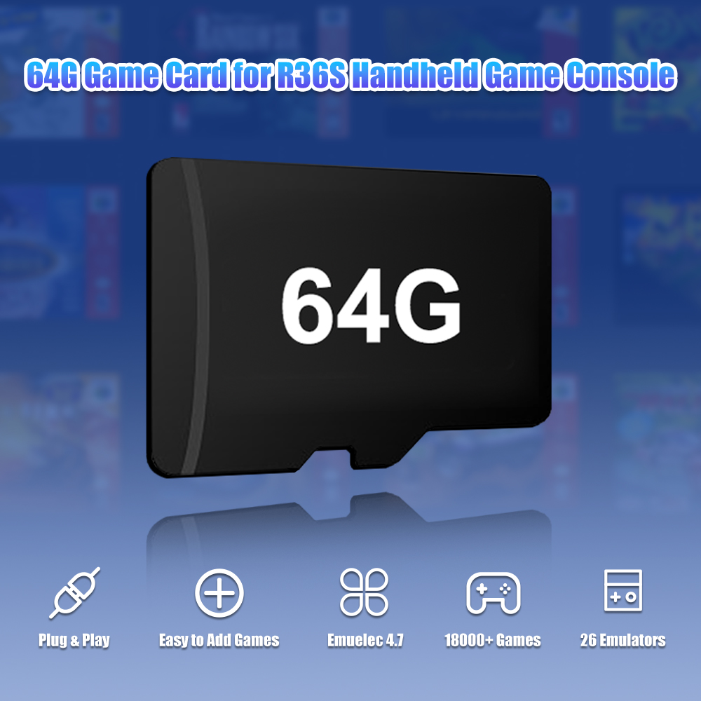 64G Game TF Card for R36S Vide - Gaming Console Handheld Retro review and price
