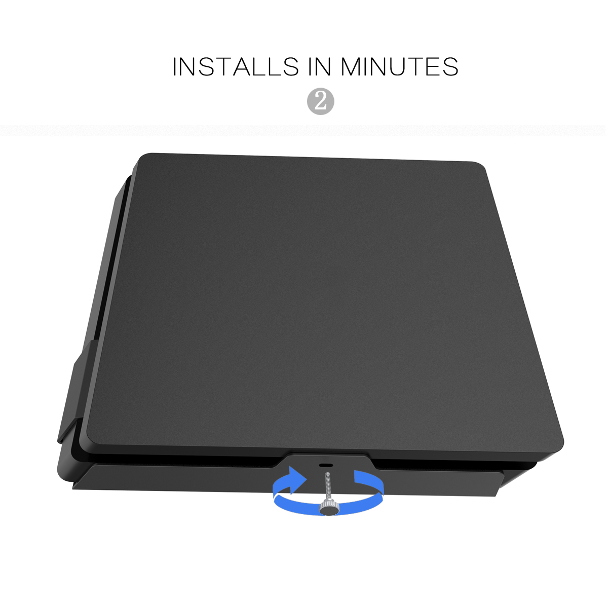 Monzlteck Wall Mount For PS4 S - Gaming Console Stand review and price