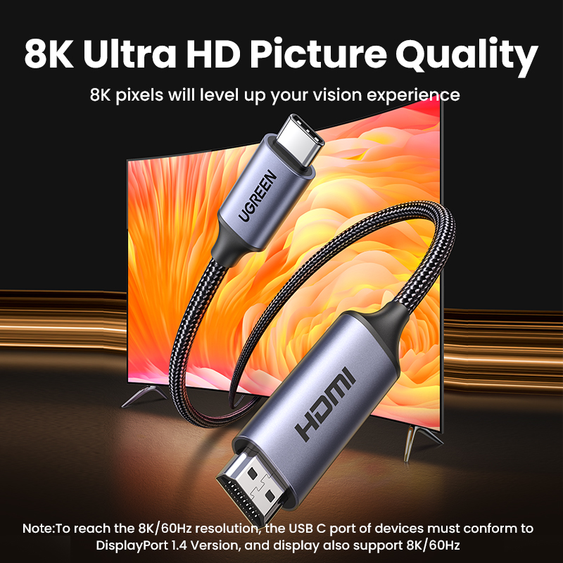 UGREEN USB C to  4K 8K HDMI-co - Hdmi Cable 2.1 review and price