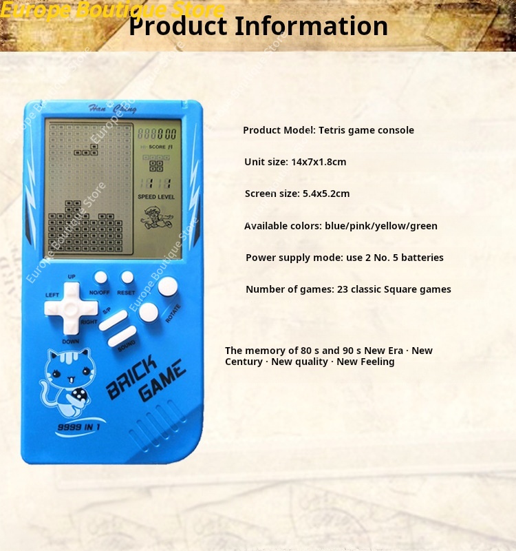 Large Screen Kids Handheld Gam - Gaming Console Handheld Retro review and price