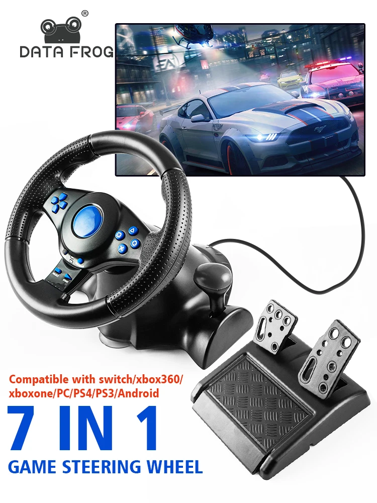DATA FROG Racing Steering Whee - Steering Wheel Gaming review and price