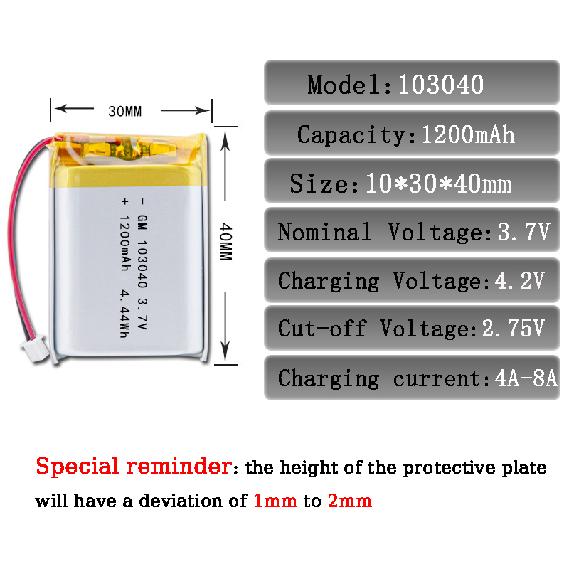 3.7V 1200mAh 103040 Lithium Po - Gaming Console Bundle review and price