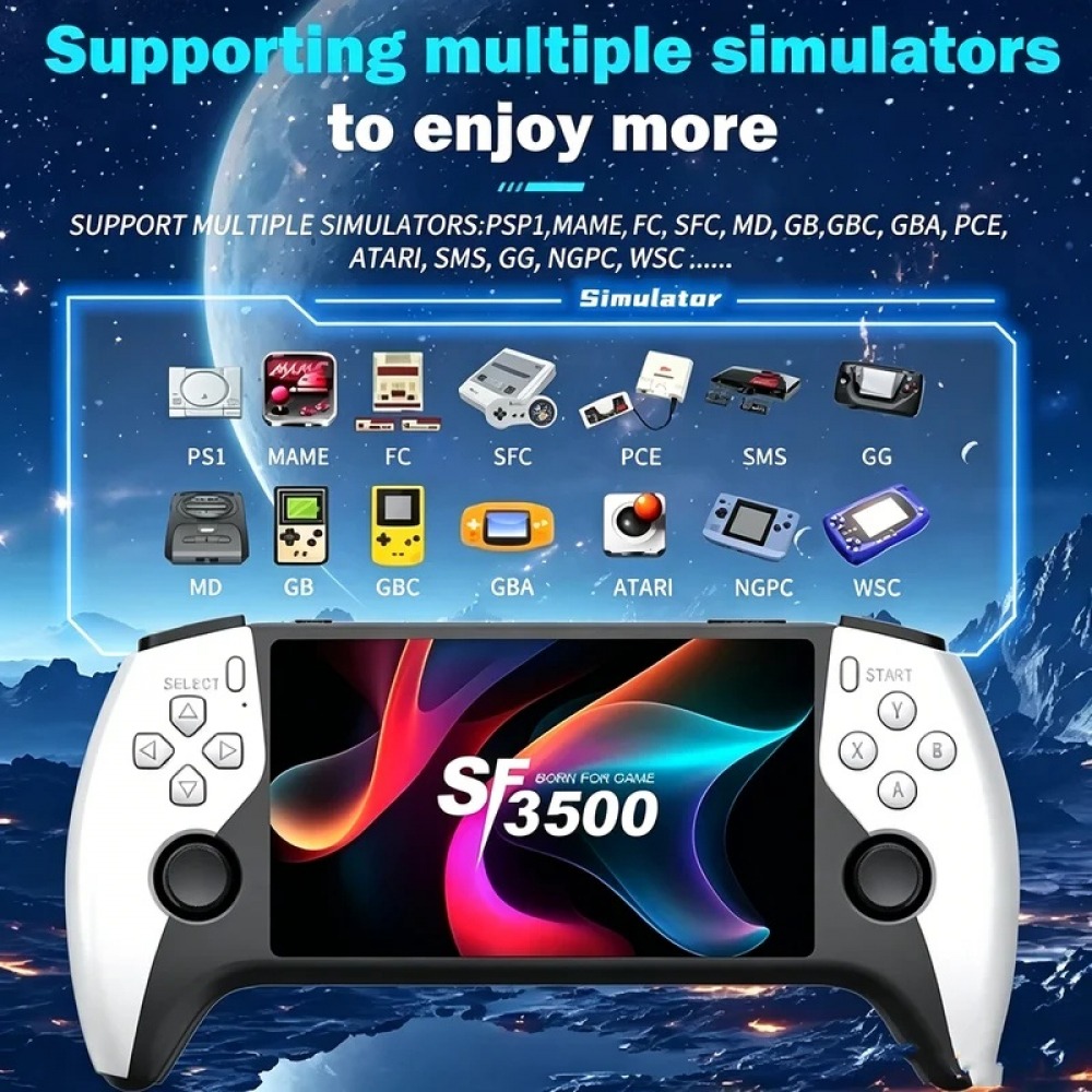 SF3500 5 inch Handheld Game Co - Gaming Console Retro review and price
